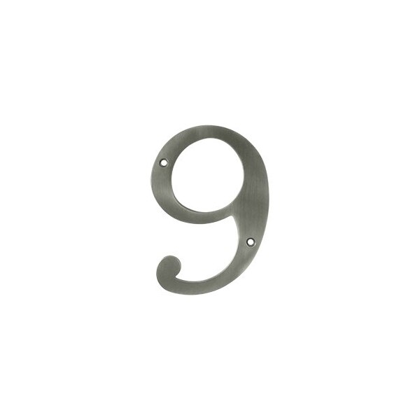 6 Numbers, Solid Brass, 10PK